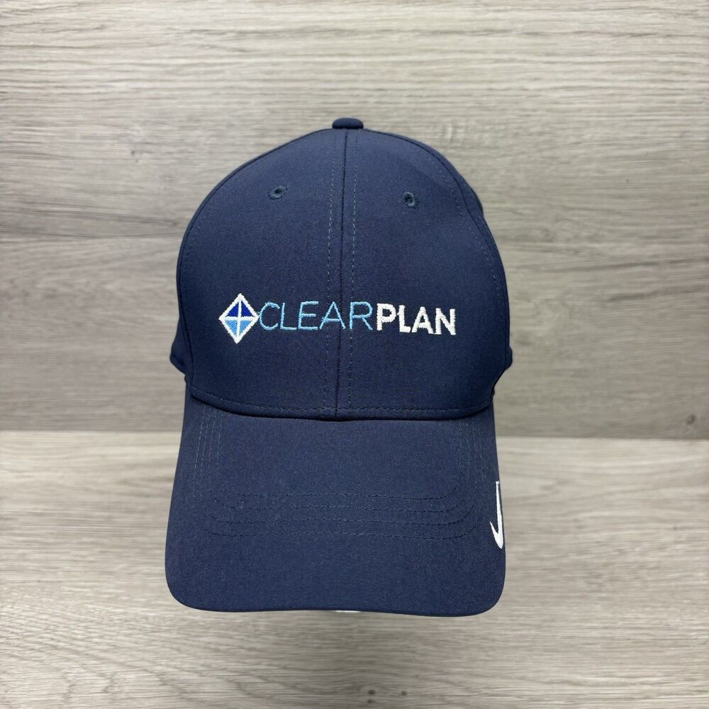 Nike Legacy91 Dri-FIT Navy Blue Clearplan Corporate Logo Hat Strap One Size Golf